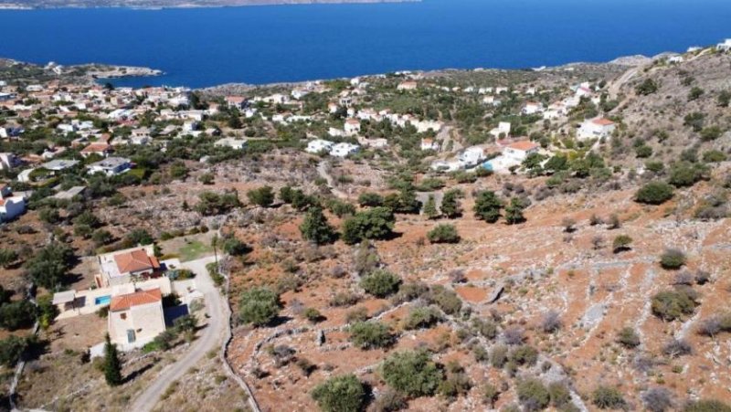 Kokkino Chorio Kreta, Kokkino Chorio: Fantastisches Grundstück mit Meerblick und Baugenehmigung zu verkaufen Grundstück kaufen